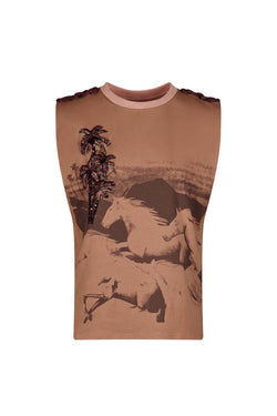 Brave Printed Top