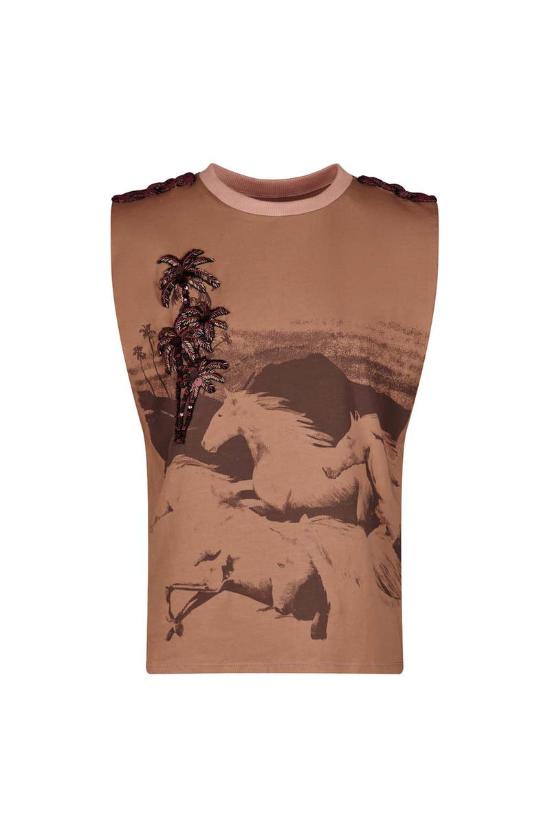 Brave Printed Top