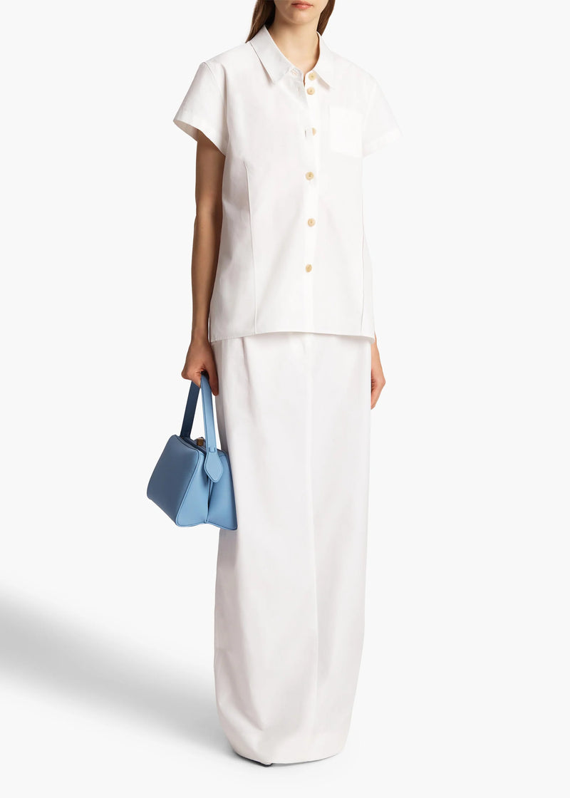 Keefe Cotton Poplin Short Sleeve Shirt