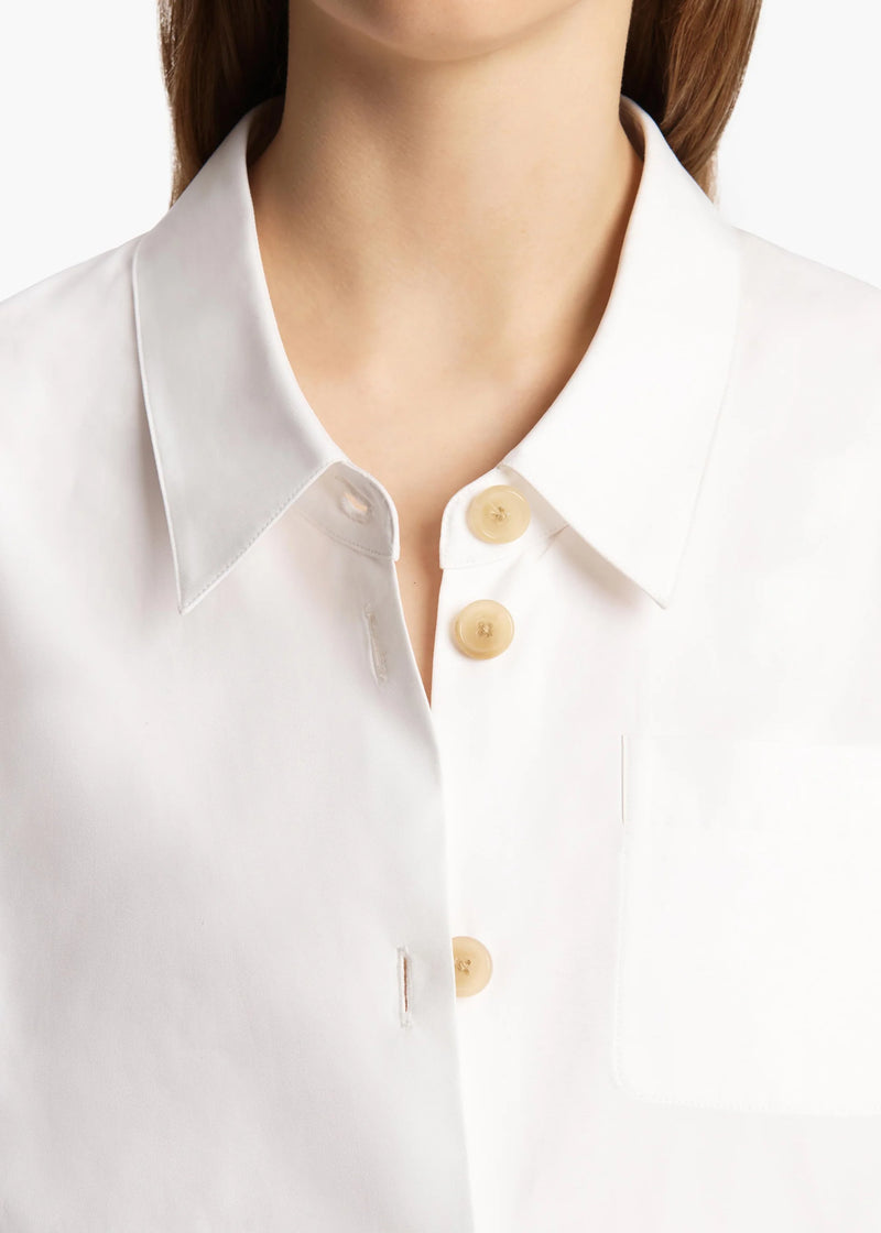 Keefe Cotton Poplin Short Sleeve Shirt
