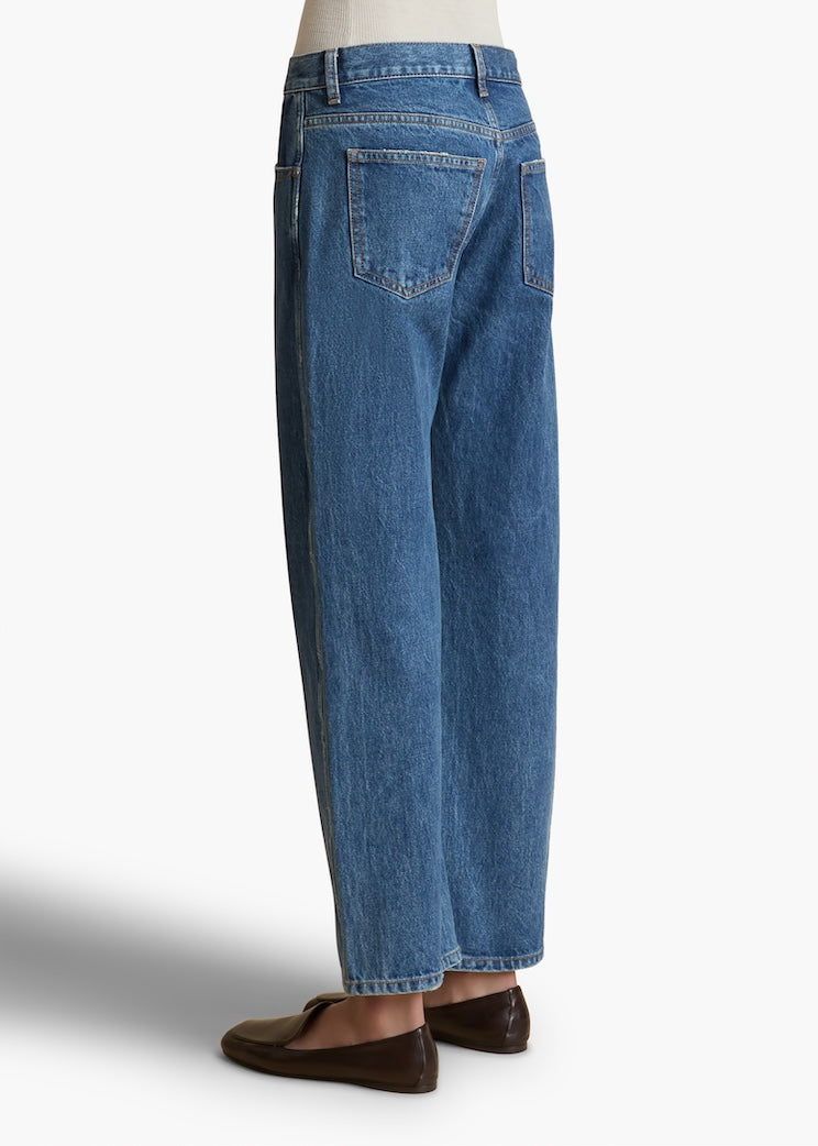 Kerrie Low-Rise Straight-Leg Jeans