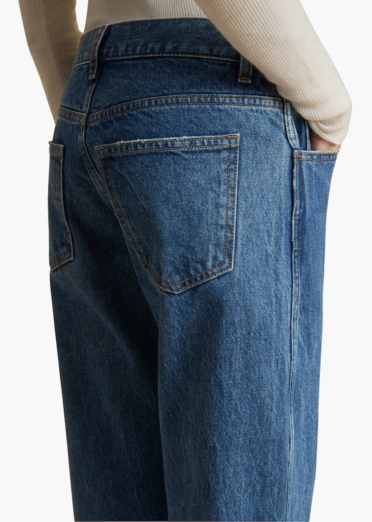 Kerrie Low-Rise Straight-Leg Jeans