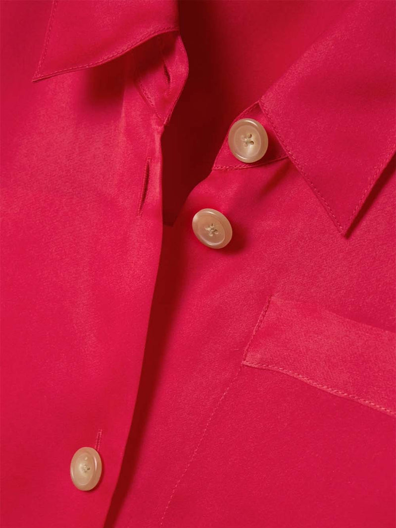 Effy Silk & Cotton-blend Organza Midi Shirt Dress