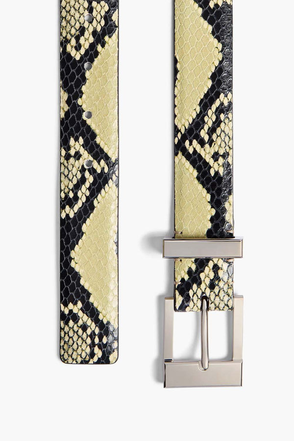 Python Embossed Medium Manhattan Belt