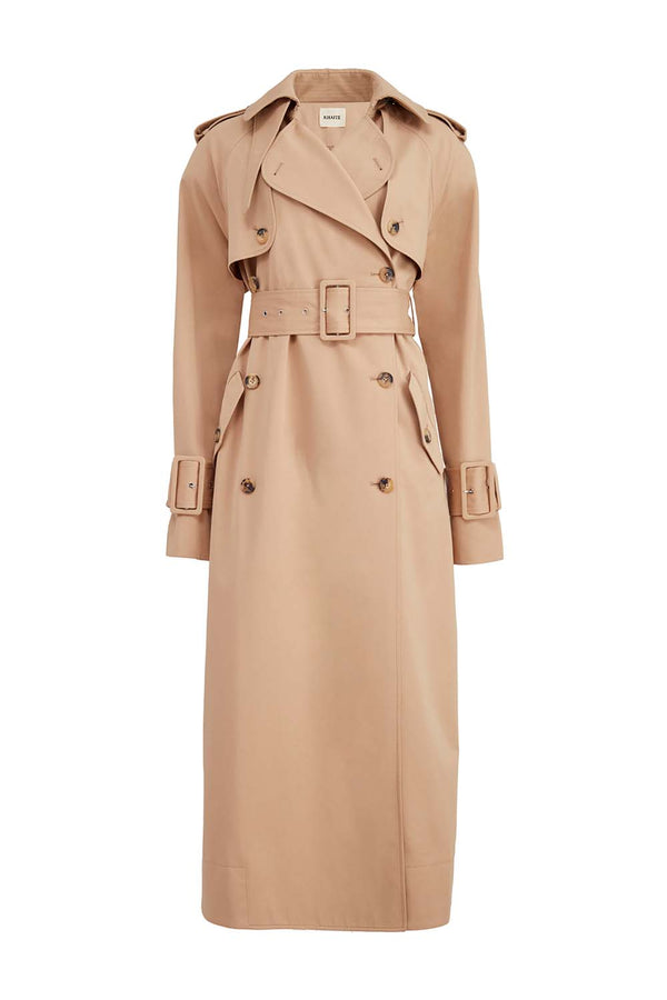 Rennie Oversized Cotton Trench Coat