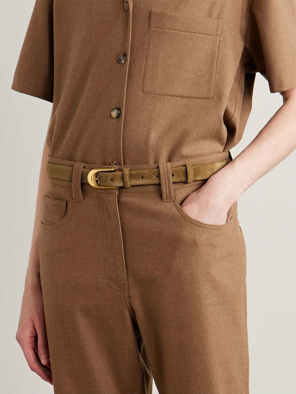 Suede Dome Belt