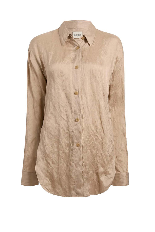Creased Satin Goya Shirt