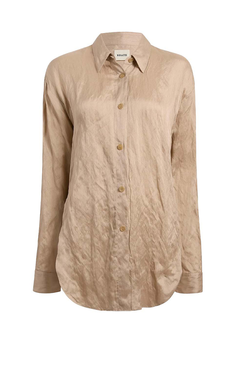Creased Satin Goya Shirt