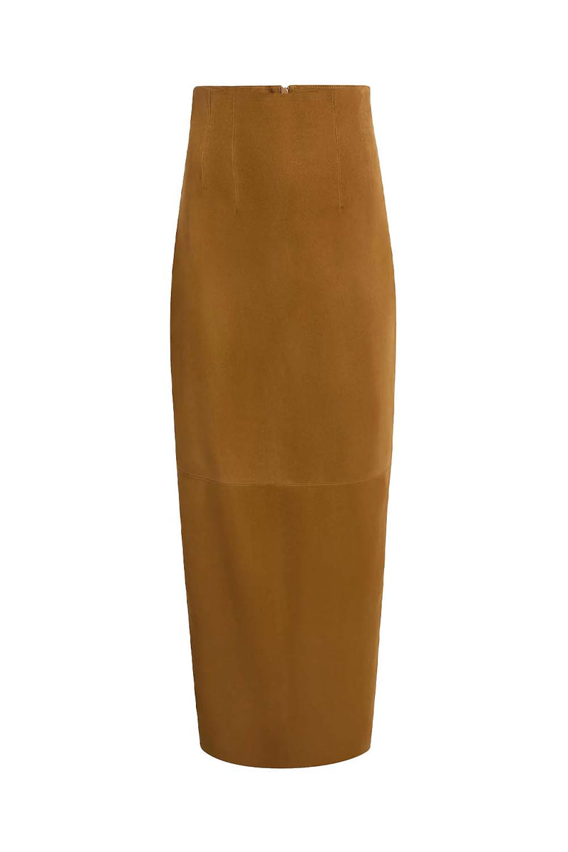 Loxley Suede Pencil Skirt