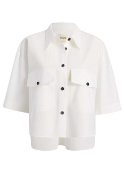 Masha Short Sleeve Cotton Poplin Shirt