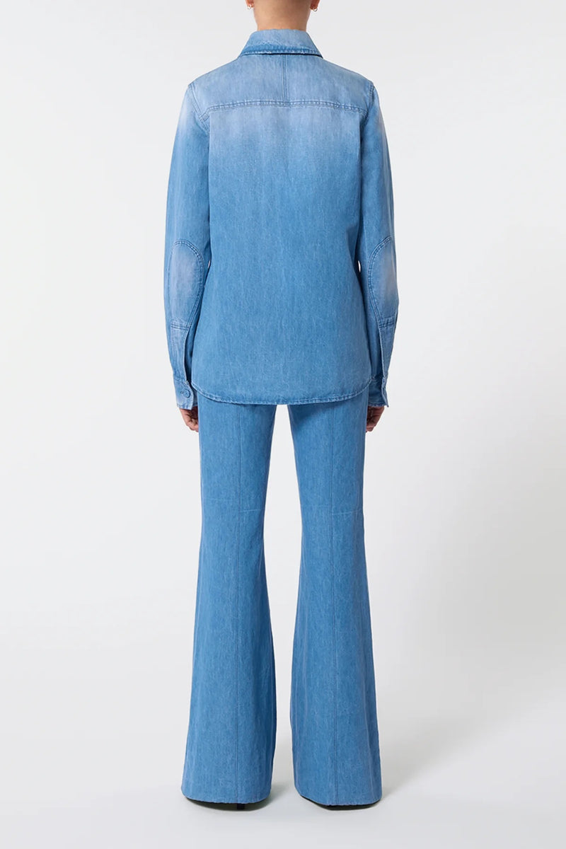 Recycled Cotton & Linen Denim John Austin Shirt
