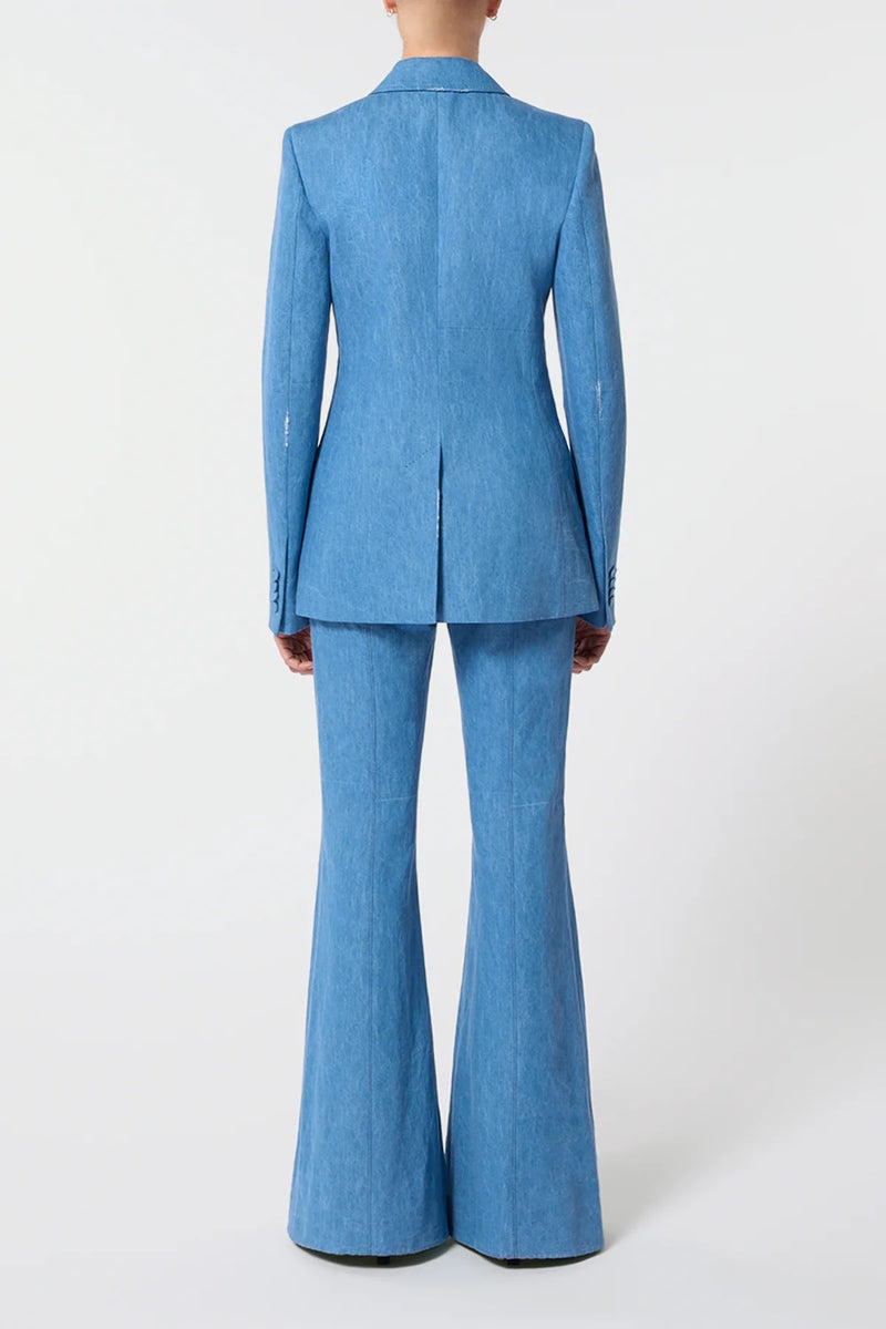 Recycled Cotton & Linen Denim Leiva Blazer