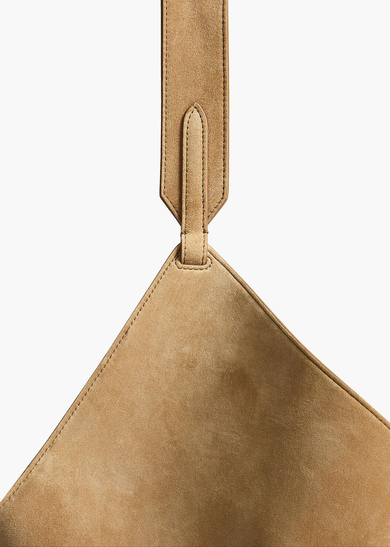Small Suede Lotus Tote
