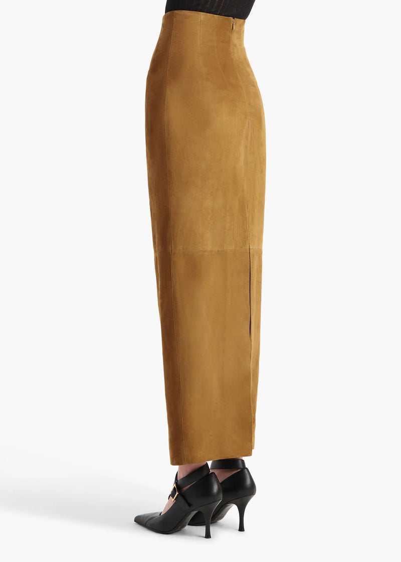 Loxley Suede Pencil Skirt