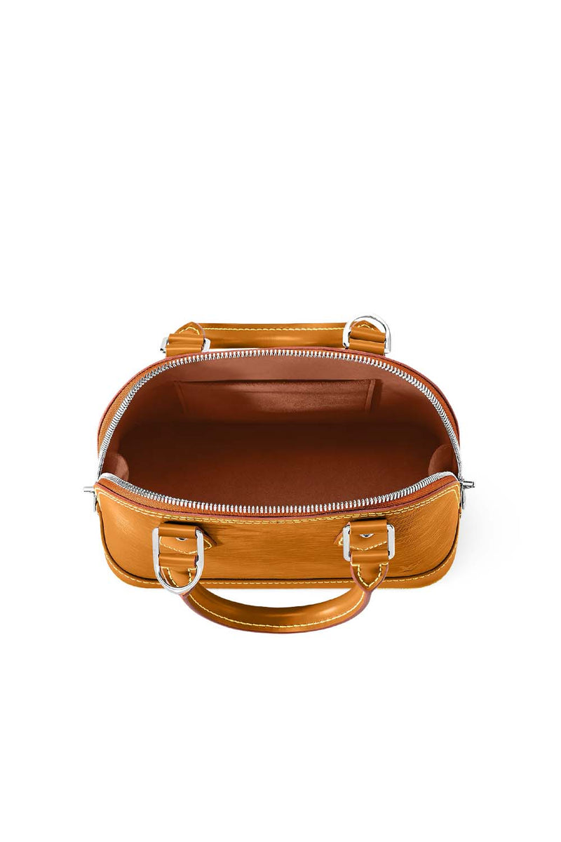 Epi Leather Alma BB Bag with Scarf