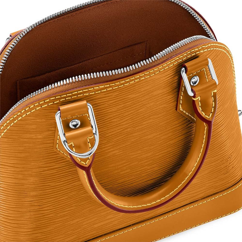 Epi Leather Alma BB Bag with Scarf