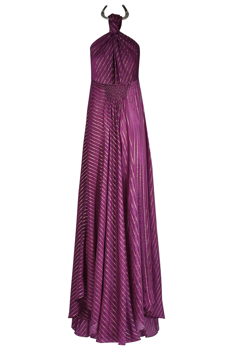 Majestic Power Silk & Lurex Dress