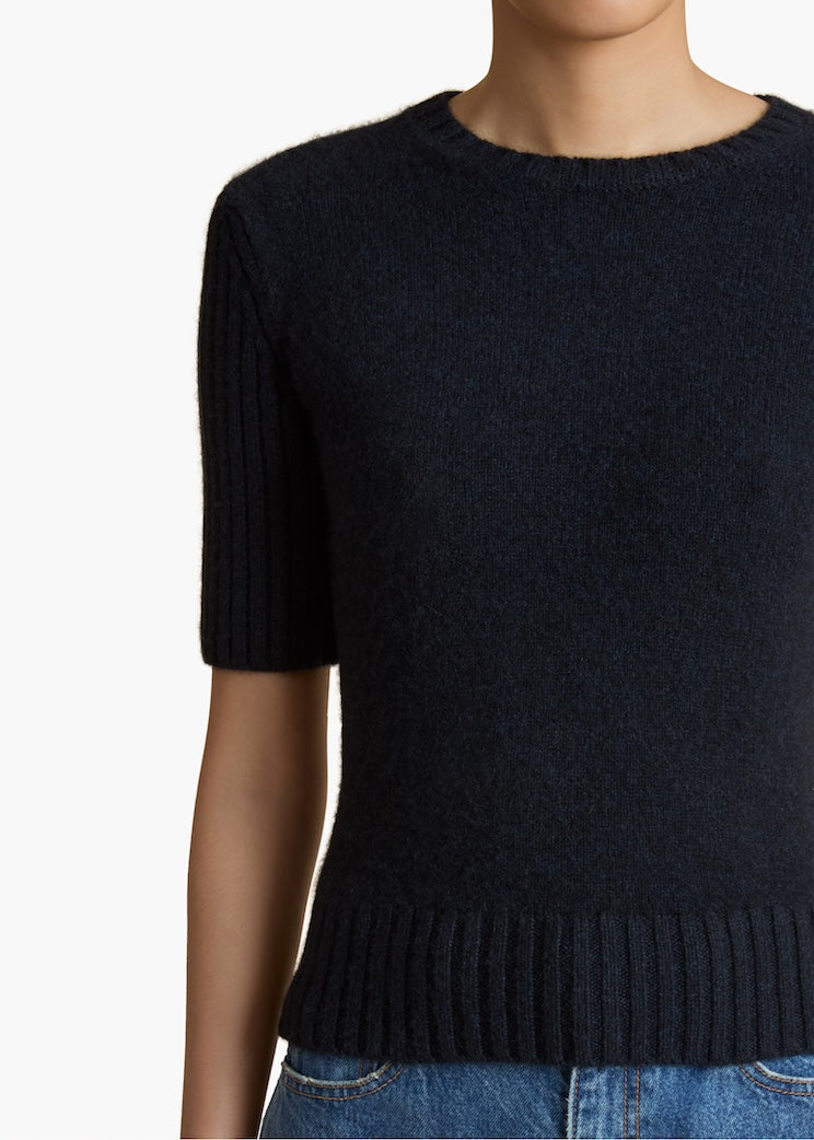 Mia Ribbed Cashmere Sweater Top