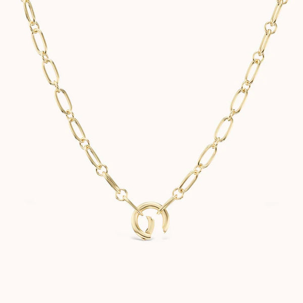 22" Sardinia Multi Link Chain with Gold Clasp
