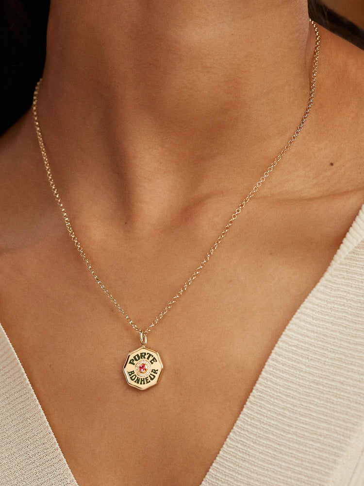 Mini Porte Bonheur Charm with Halo