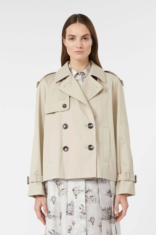 Angio Short Trench Coat