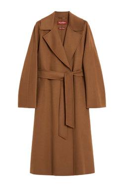 Cles Wool, Cashmere and Silk Coat with Belt