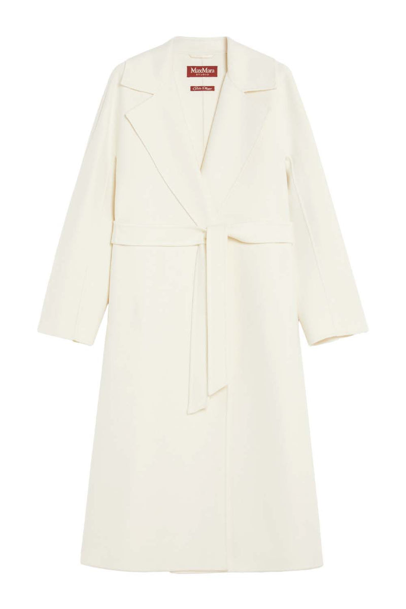 Cles Wool, Cashmere and Silk Coat with Belt