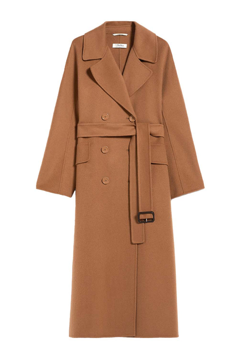 Eric Double Breasted Wool Belted Coat