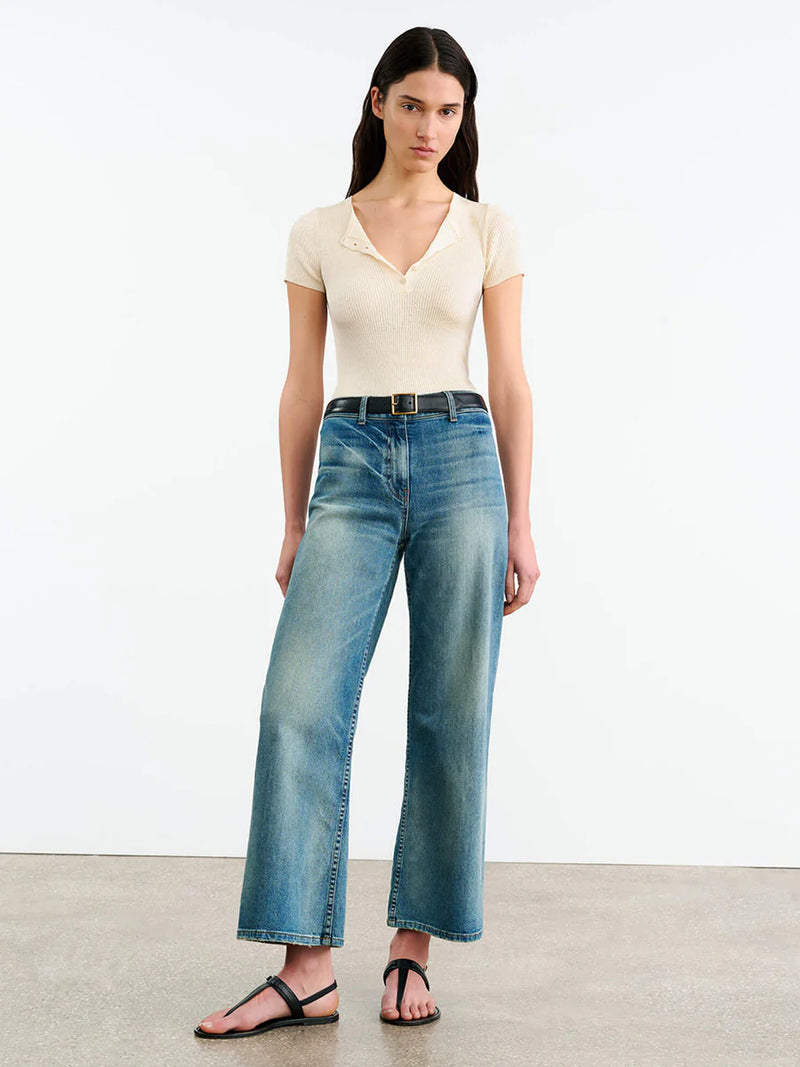 Megan High-Rise Wide-Leg Jeans