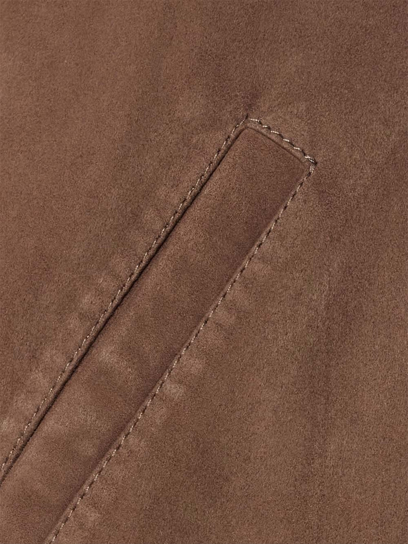 Beauvais Cropped Suede Jacket