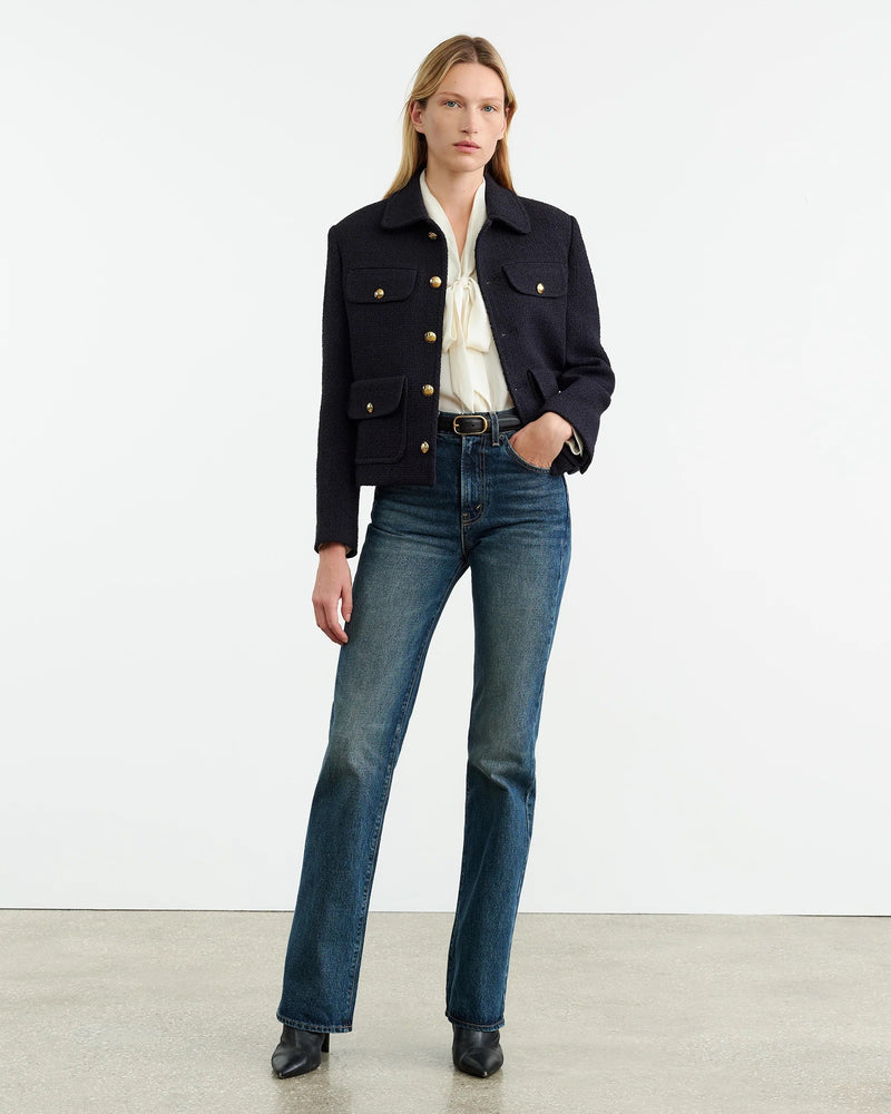 Paola Cotton-Blend Tweed Jacket