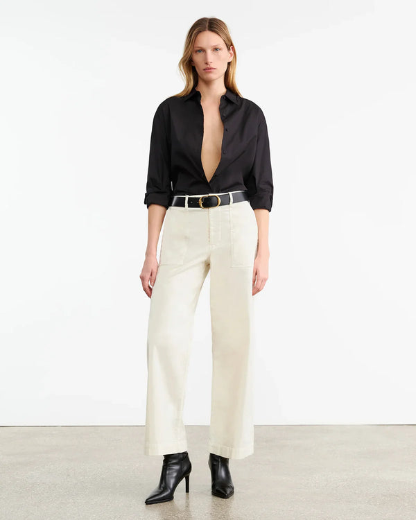 Leon Wide Leg Cotton Pant