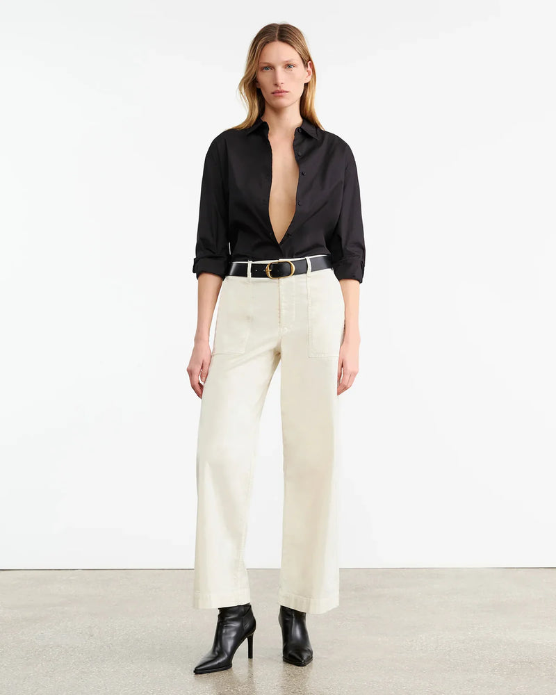 Leon Wide Leg Cotton Pant