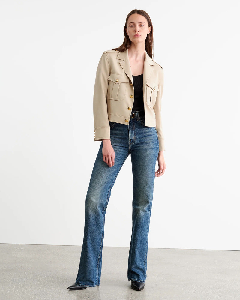Lise Cropped Military Jacket