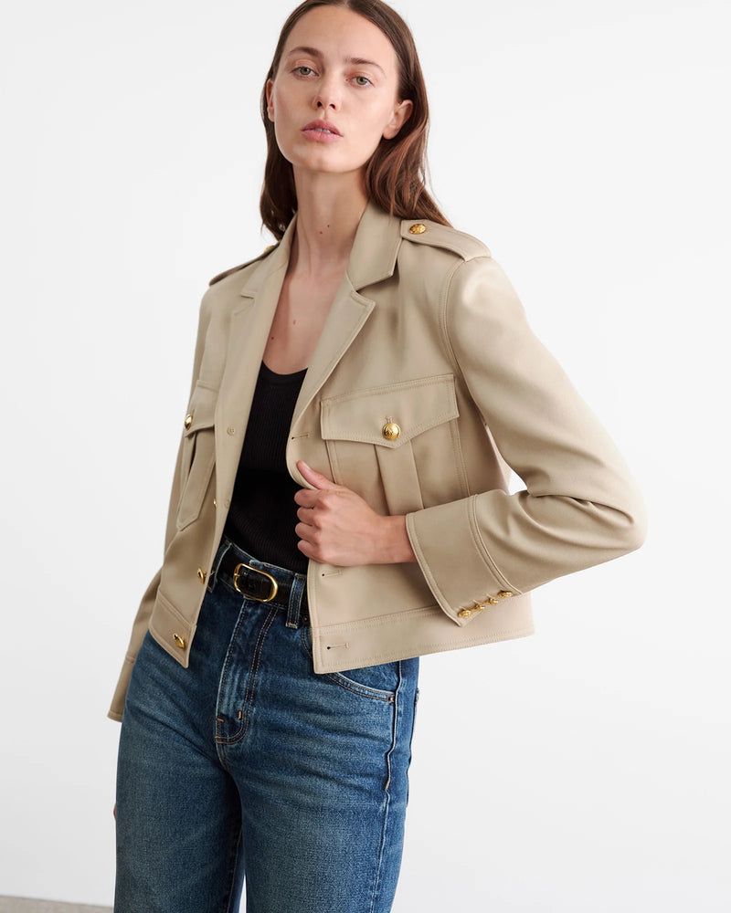 Lise Cropped Military Jacket