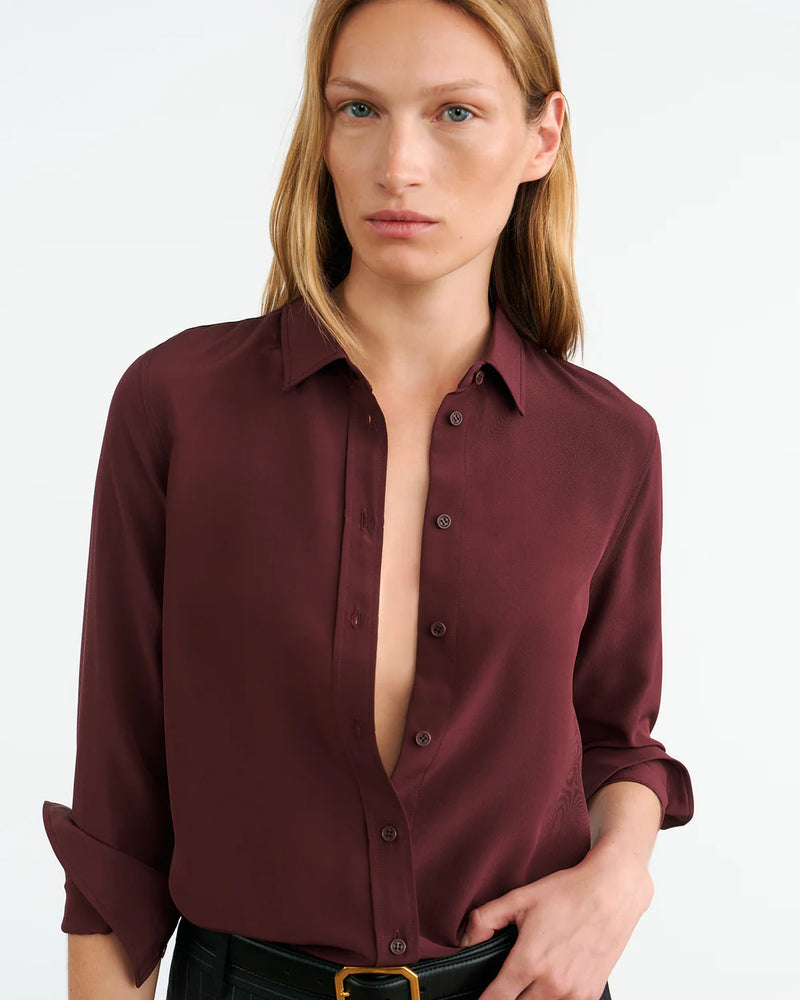 Gaia Slim Silk Shirt