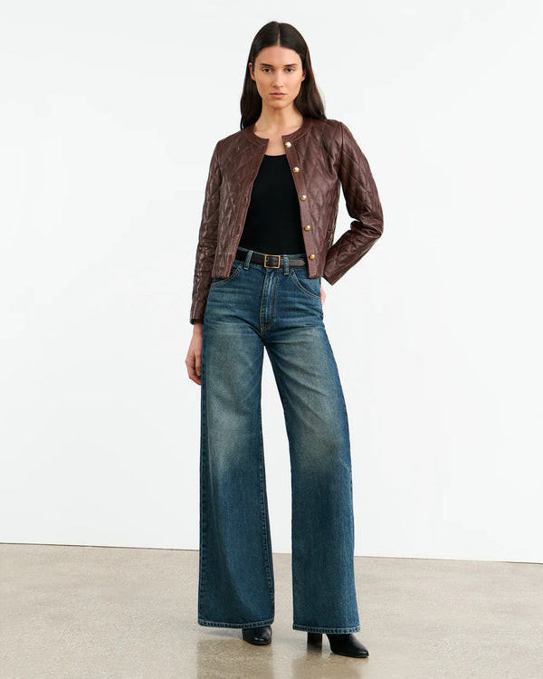Amy Quilted Leather Jacket