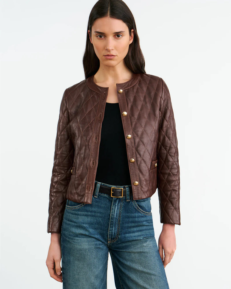 Amy Quilted Leather Jacket