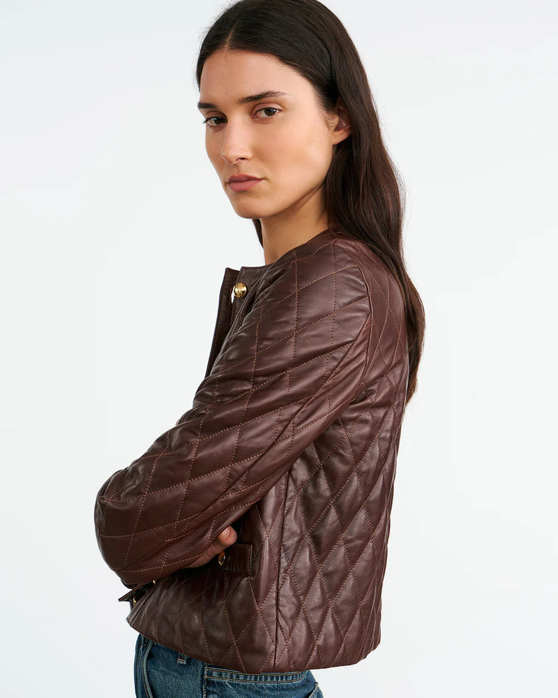 Amy Quilted Leather Jacket