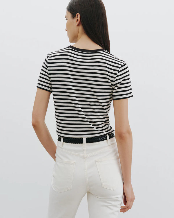 Lana Japanese Cotton Jersey Stripe T-shirt