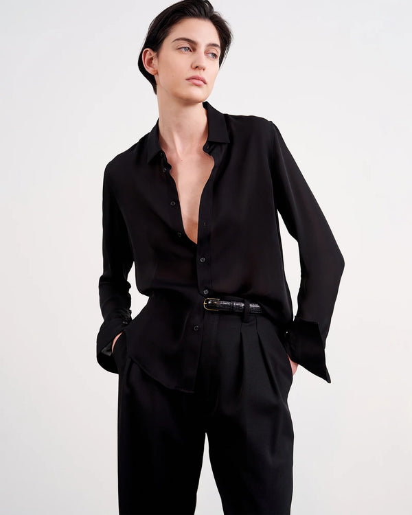 Gaia Slim Silk Shirt