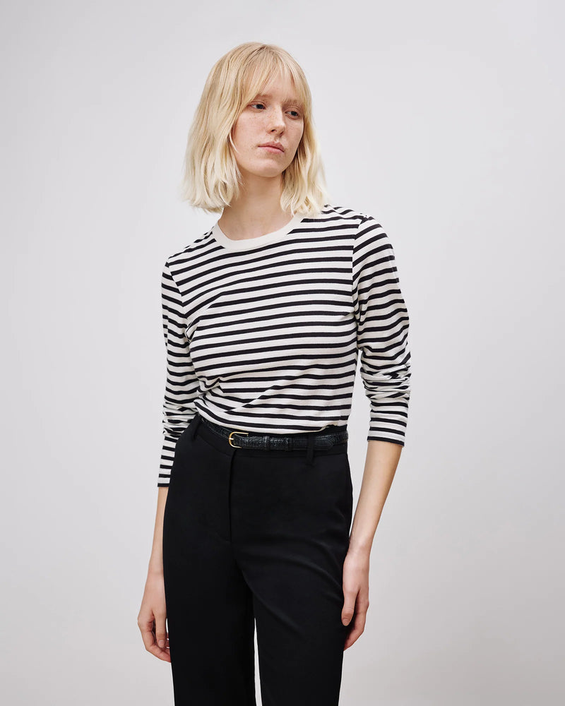 Anarette Long Sleeve Stripe T-Shirt