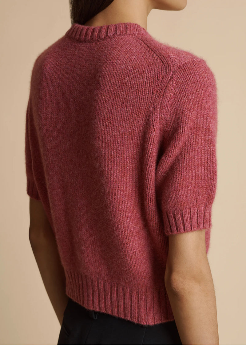 Nora Short Sleeve Cashmere Cardigan