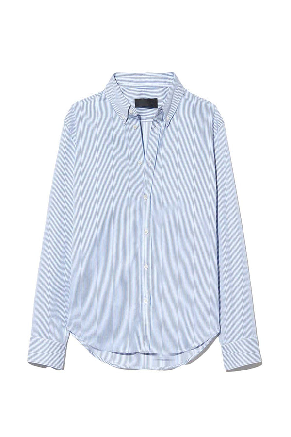 Dyllan Striped Cotton-Poplin Shirt