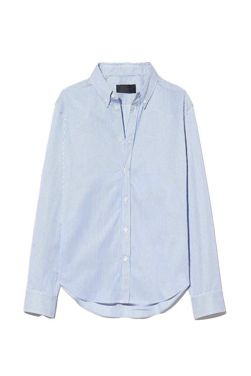 Dyllan Striped Cotton-Poplin Shirt
