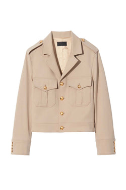 Lise Cropped Military Jacket