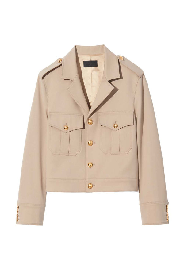 Lise Cropped Military Jacket