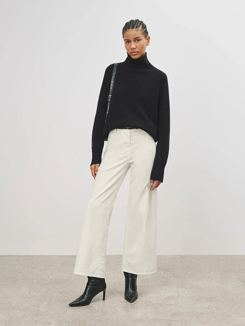 Megan Wide-leg Stretch-cotton Trousers