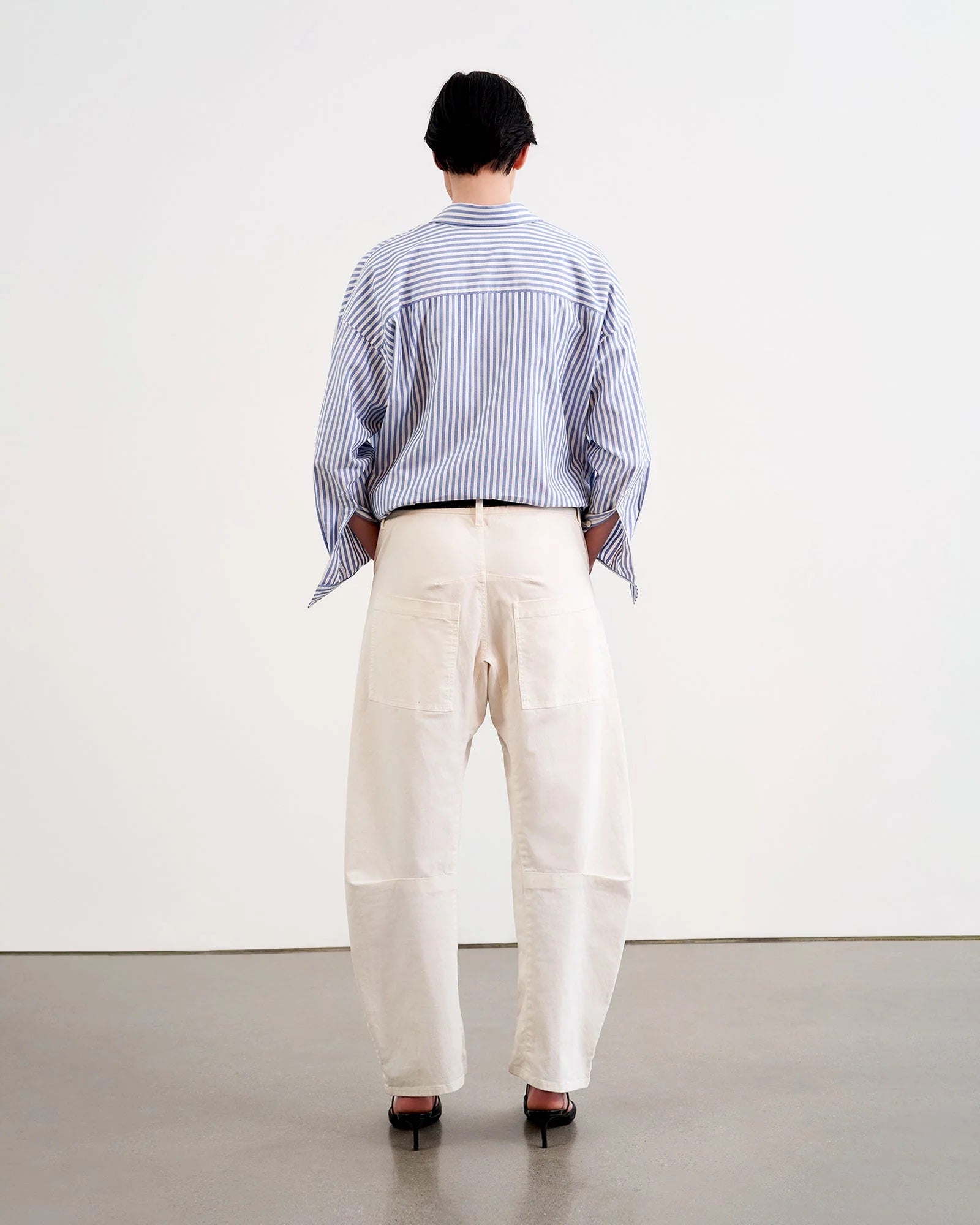 【Nili Lotan】 Shonコットンブレンドツイルパンツ Shon cotton-blend twill pants in white - Nili Lotan | Mytheresa