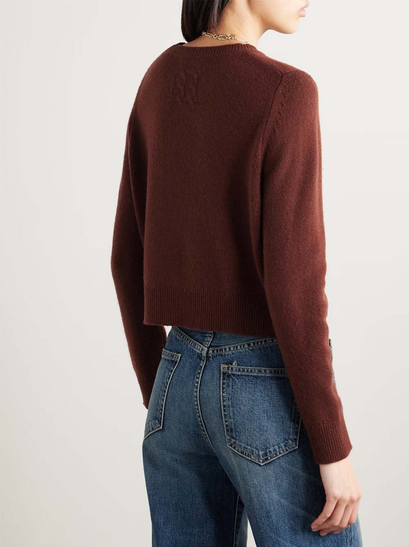 Venus Cropped Cashmere Sweater